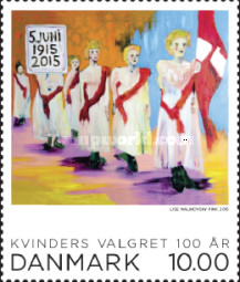 [The 100th Anniversary of Women's Suffrage, type AUI]